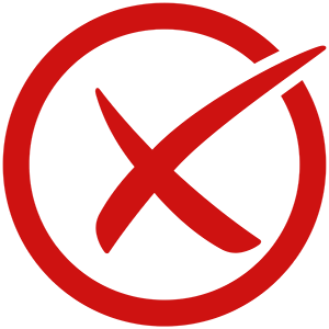 ✗